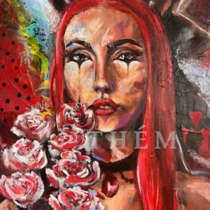 Peignons les roses en acajou